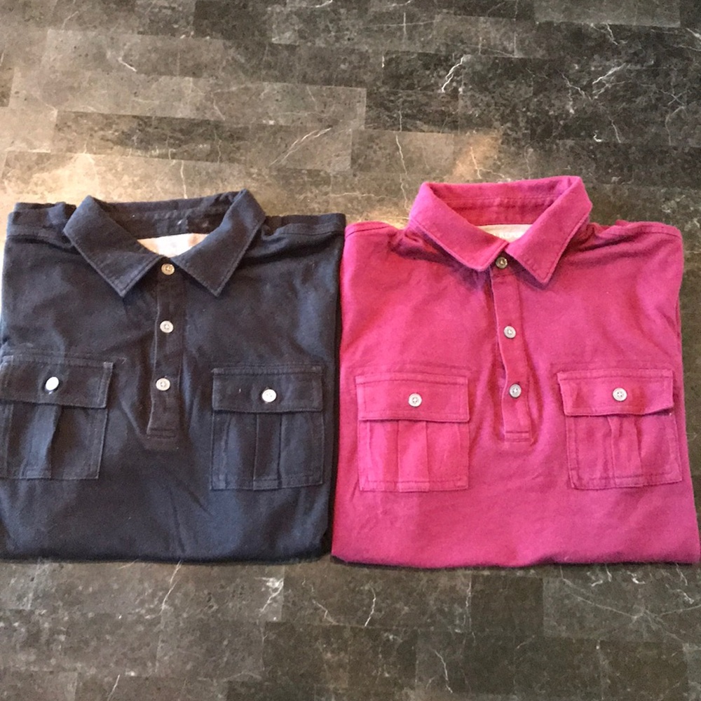 Banana Republic Polo Bundle chest pockets Medium